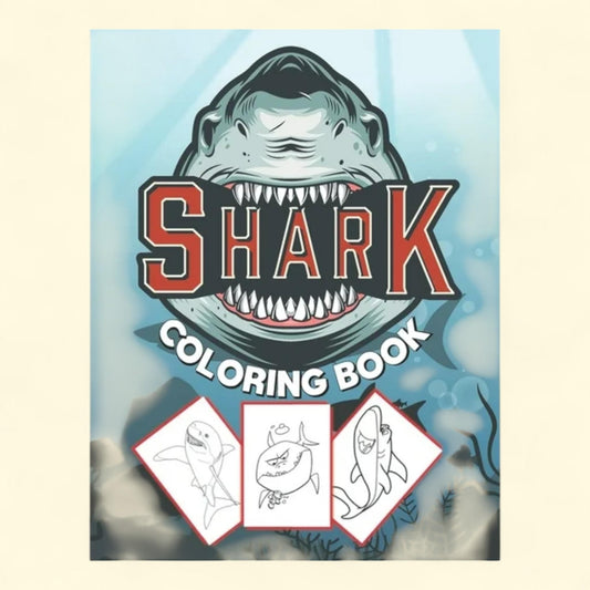 Shark Coloring Book,  Size: Paperback