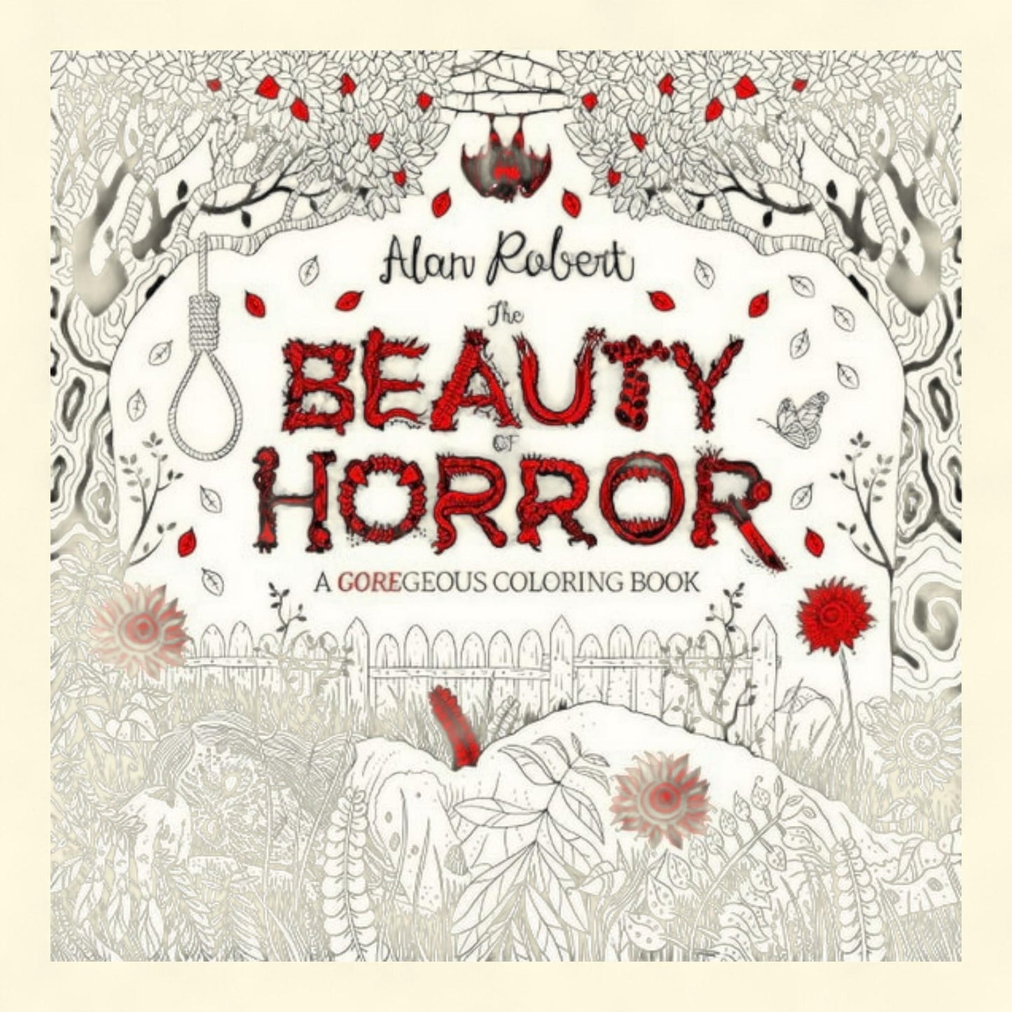 Beauty of Horror: A Goregeous Coloring Book, Paperback
