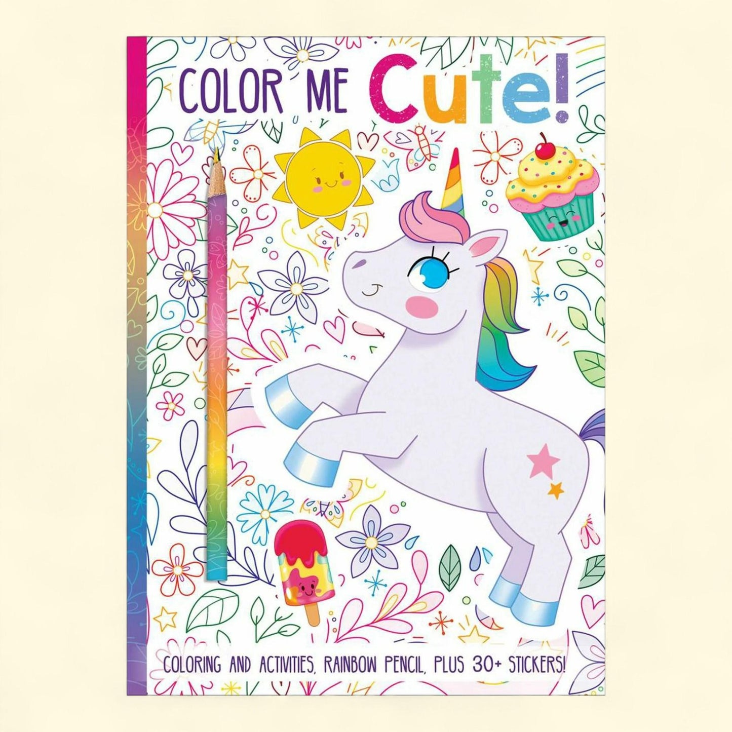 Courtney Acampora: Color Me Cute! Coloring Book, 64 pages