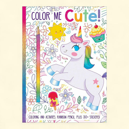 Courtney Acampora: Color Me Cute! Coloring Book, 64 pages