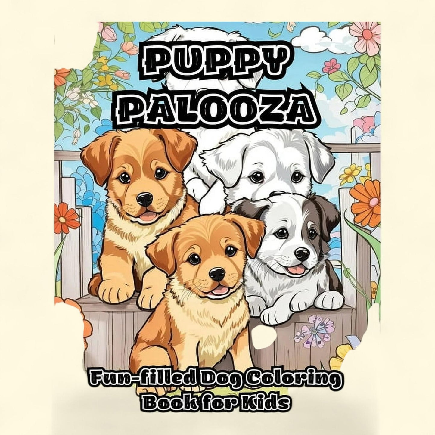 Puppy Palooza: Dog Coloring Book for Kids, 8.50 x 0.27 x 11.00 in