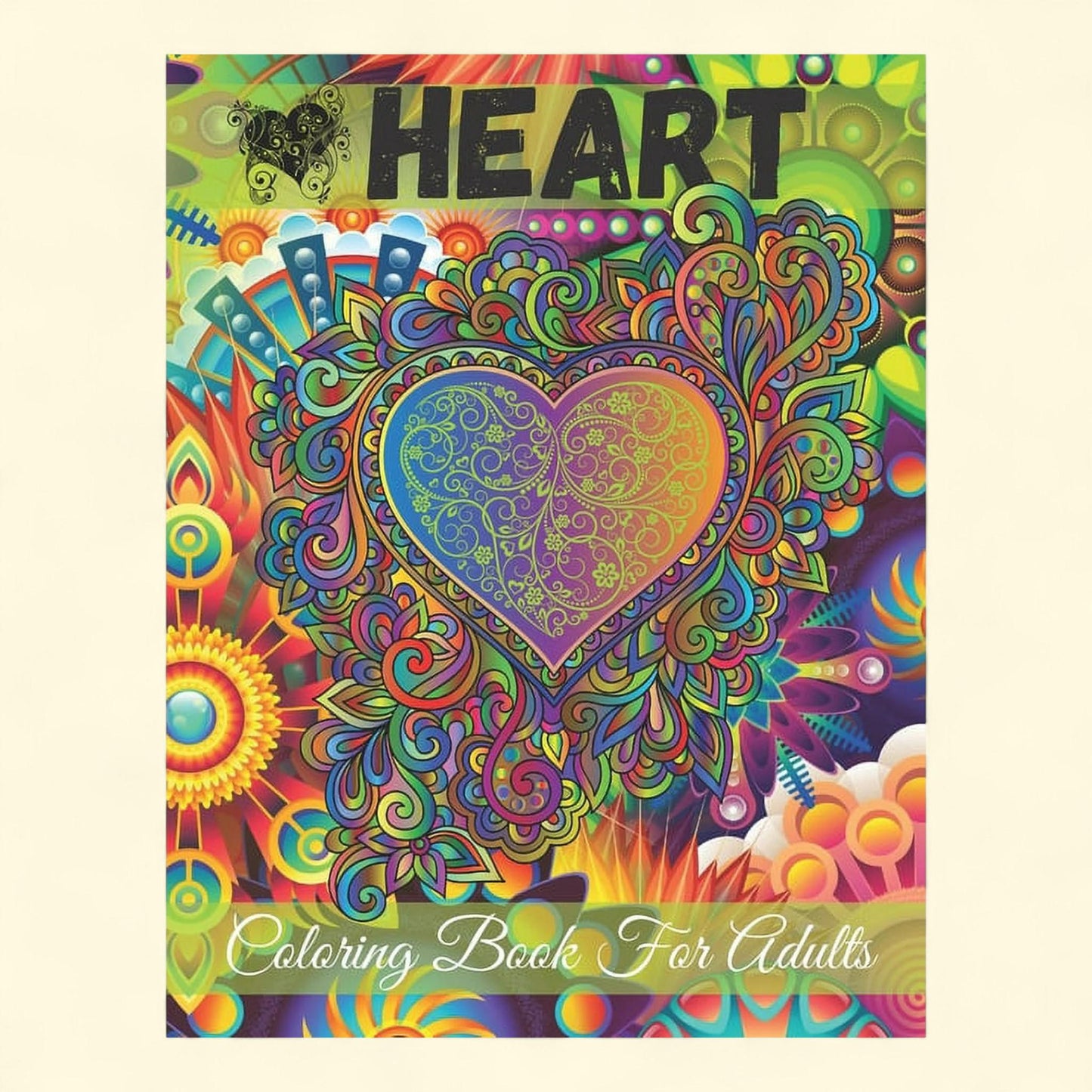 Heart Coloring Book for Adults, 9.00 x 6.00 x 1.50 in