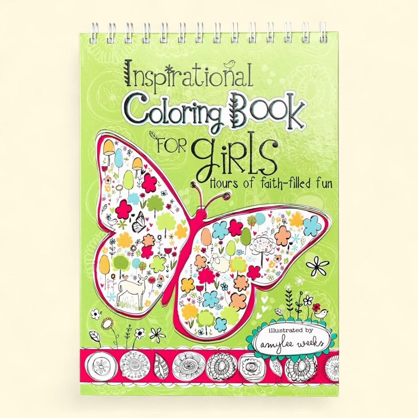 Inspirational Coloring Book for Girls, 0.7 in