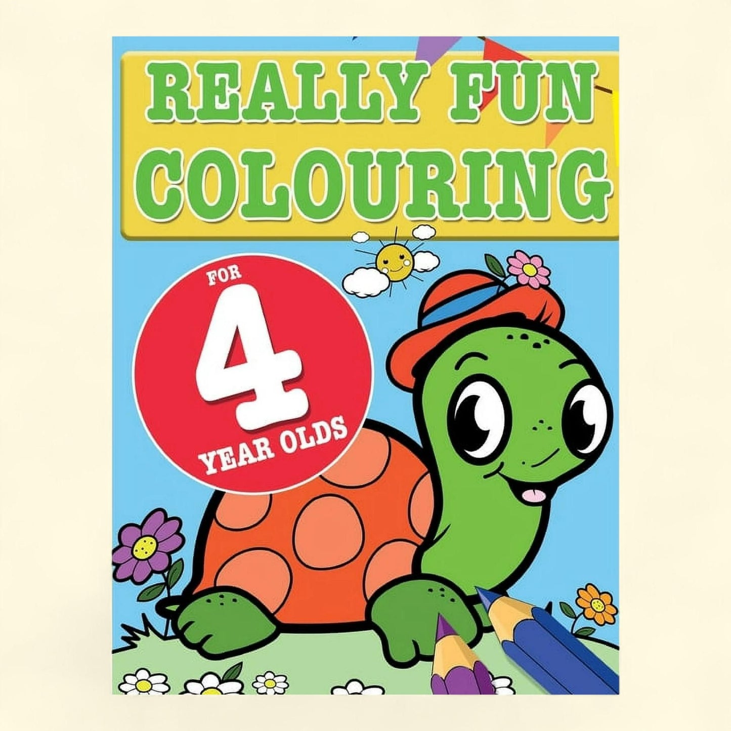 Really Fun Colouring Book for 4 Year Olds, Paperback