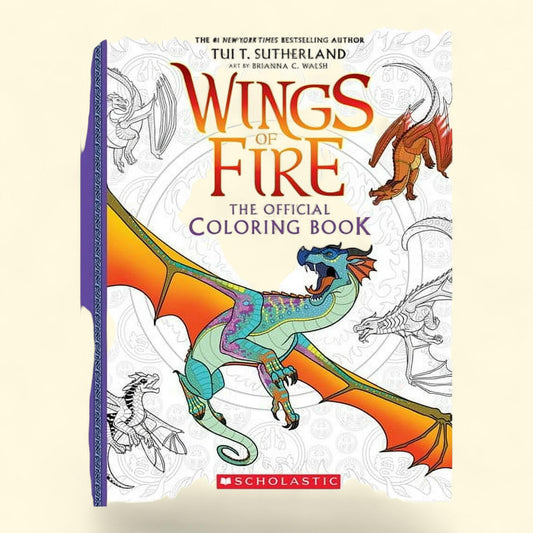 SCHOLASTIC: Wings of Fire Coloring Book, 96 pages