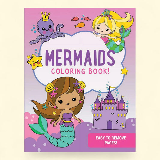 Mermaids Coloring Book, 8.5 in