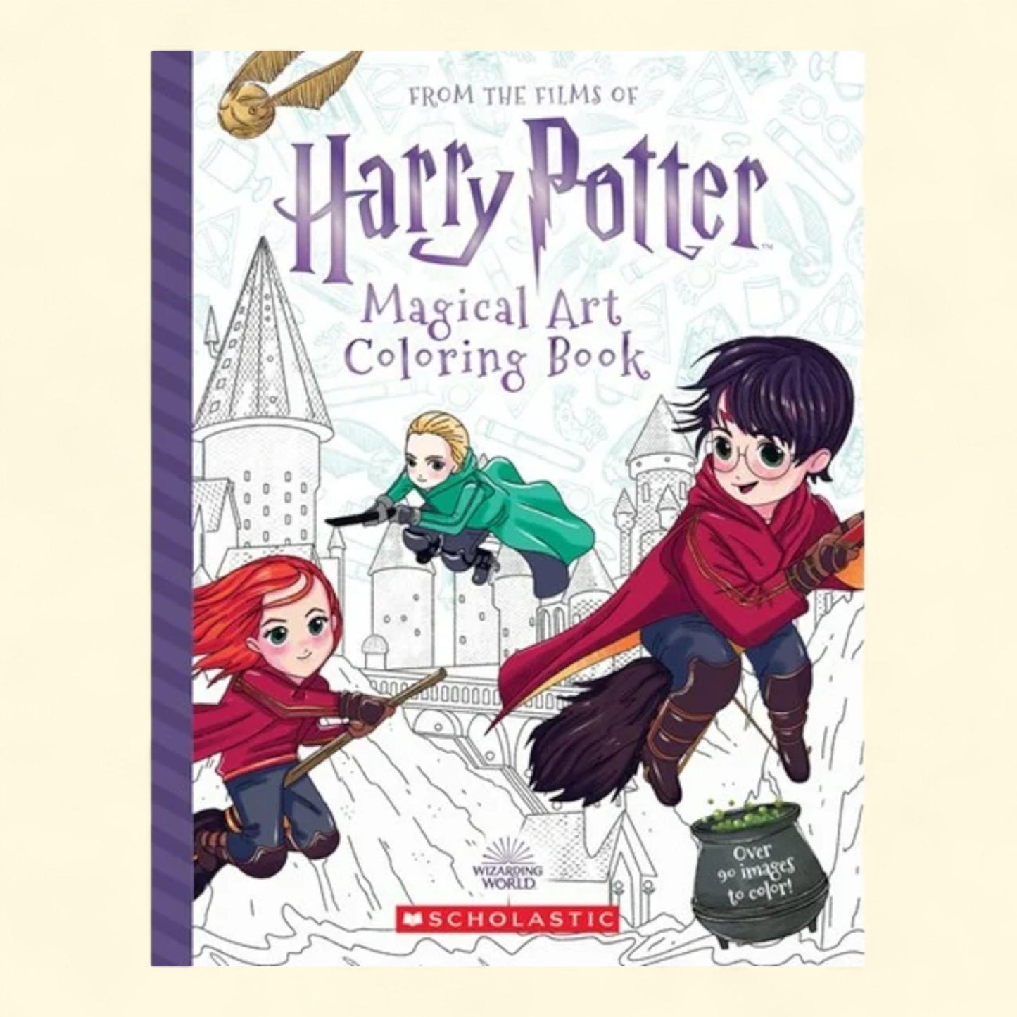 Harry Potter Magical Art Coloring Book, 96 pages (Paperback)