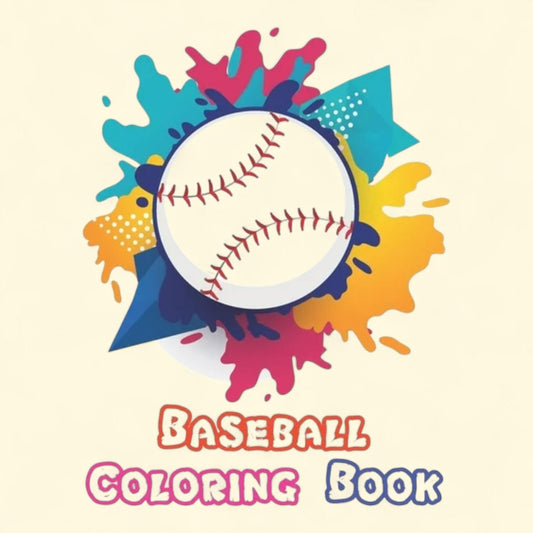 Baseball Coloring Book, Paperback