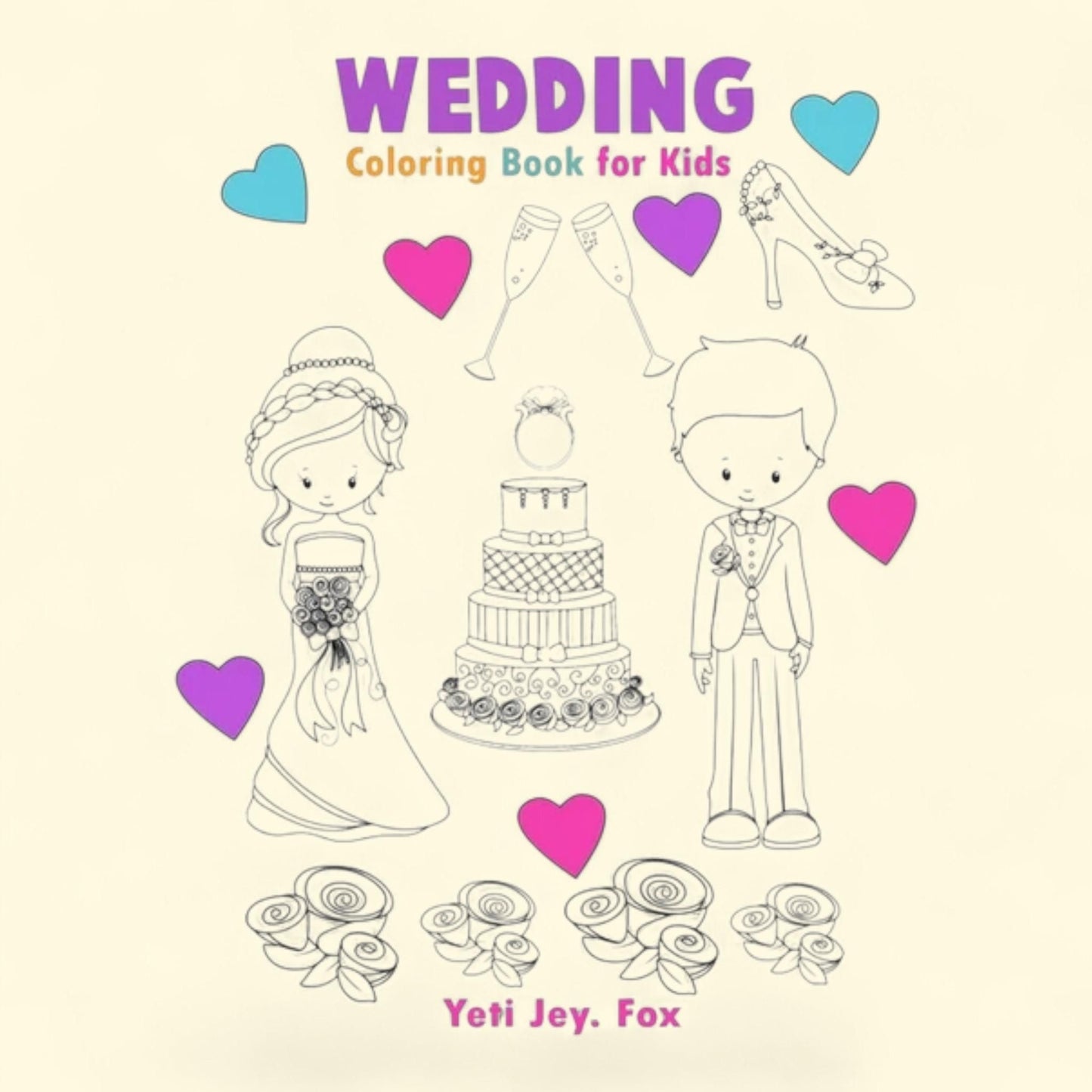 Marriage Coloring Book for Kids, 3-10