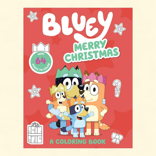 PENGUIN YOUNG READERS LIC: Bluey: Merry Christmas: Coloring Book, Paperback