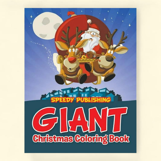 Giant Christmas Coloring Book, 8.50 x 0.09 x 11.00 in