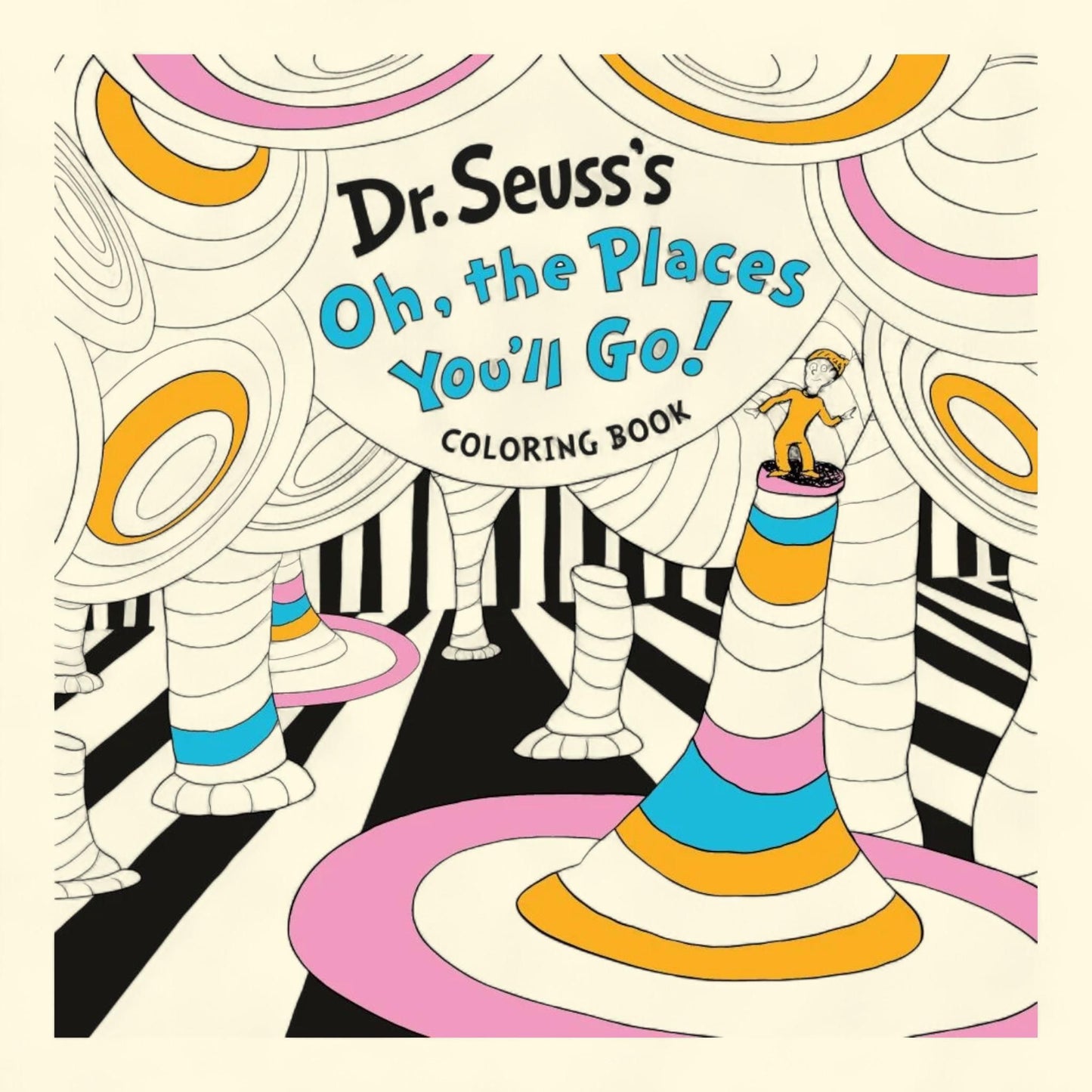 DR SEUSS: Oh, the Places You'll Go! Coloring Book, 80 pages