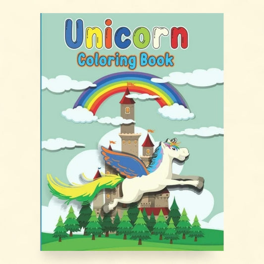 Unicorn Coloring Book: Children's Fun Coloring Book, Preschool Ages 3-9, Paperback