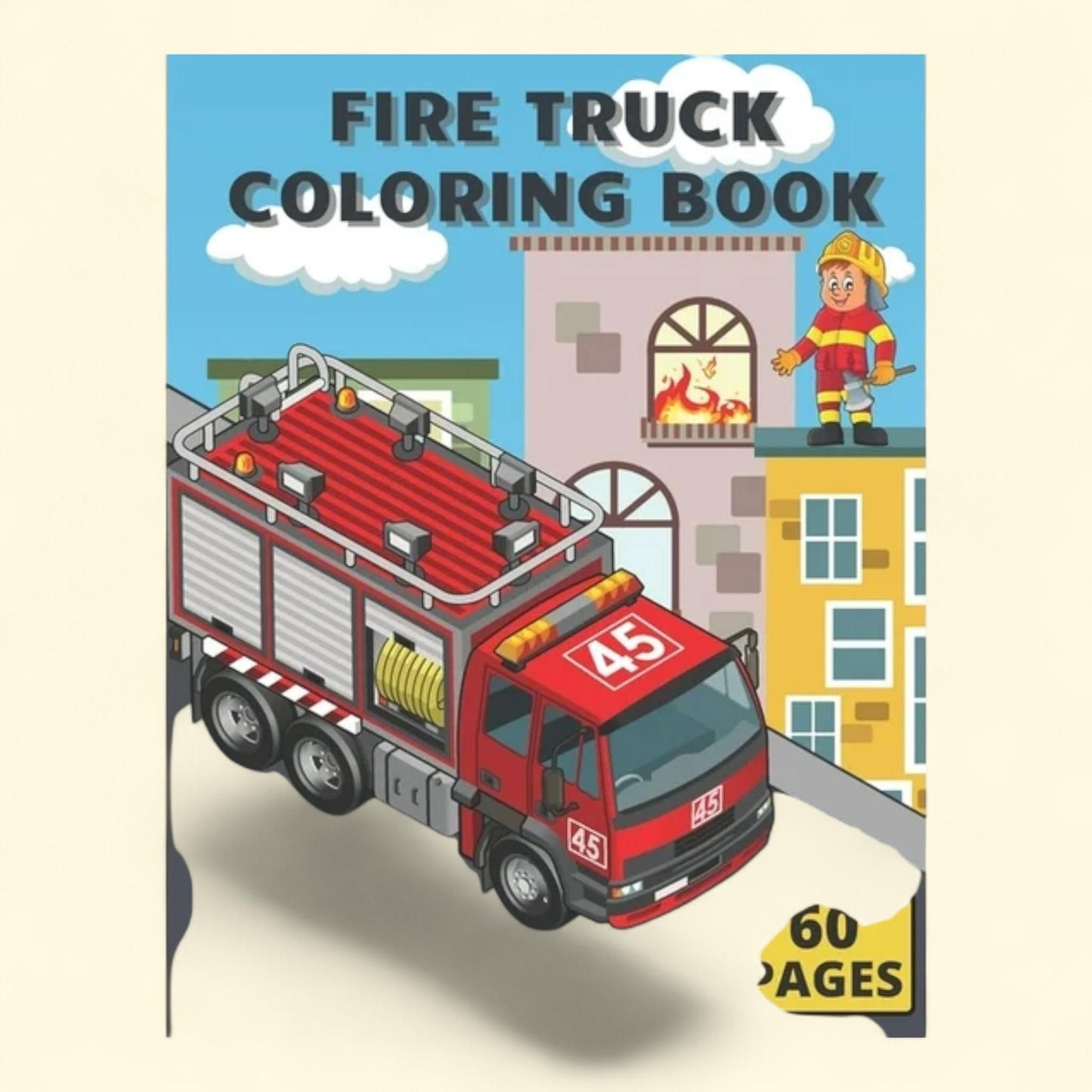 Crayola Fire Truck Coloring Book, Paperback