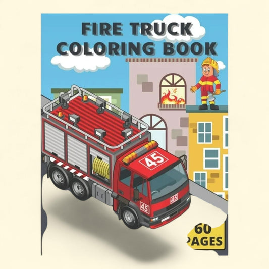 Crayola Fire Truck Coloring Book, Paperback