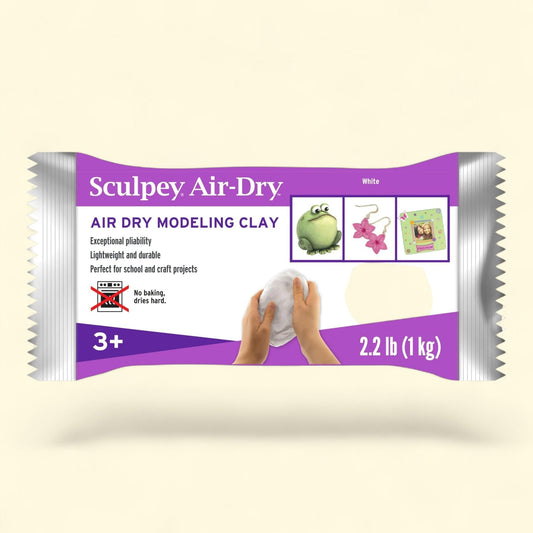 Sculpey Modeling Clay, 2.2 lbs White