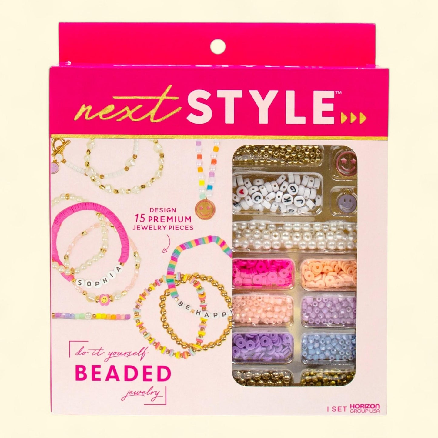 Next Style Beaded Jewelry Set, DIY, 8.00 x 1.44 x 9.63 in