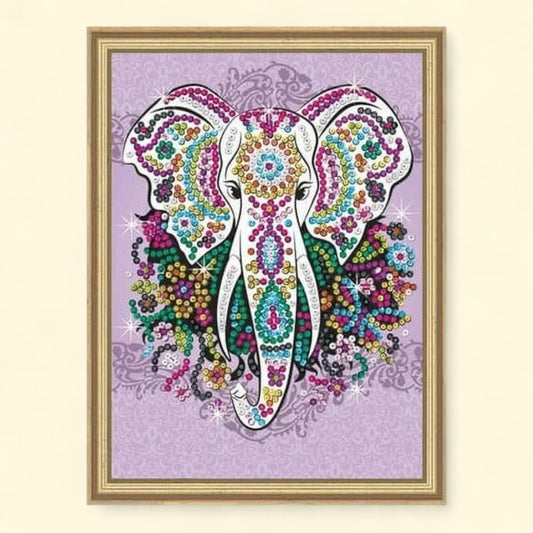 Sequin Art, Sparkling Elephant, Design and Craft