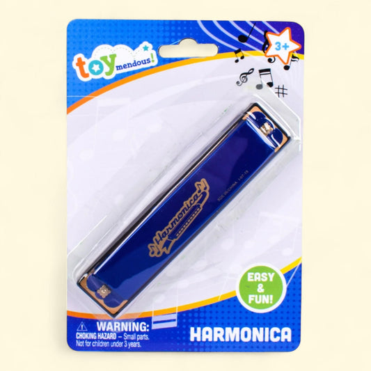 Toymendous Toy Harmonica, Children Ages 3+, Colors May Vary