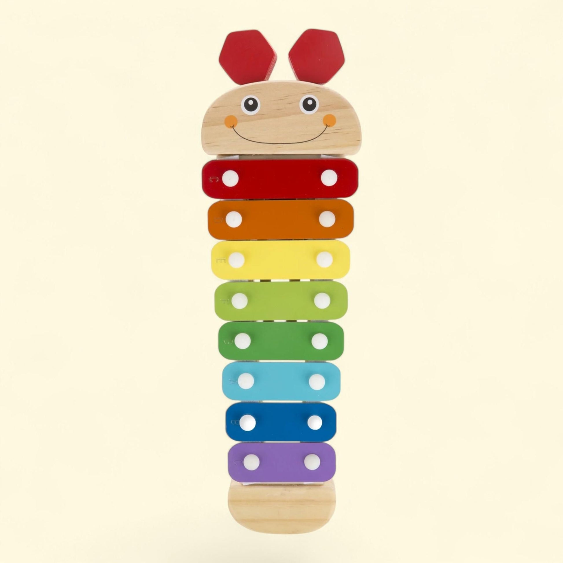 Melissa & Doug Caterpillar Xylophone, 15.25" x 6.5" x 1.5" — authentic US product shipped worldwide by Treatspree