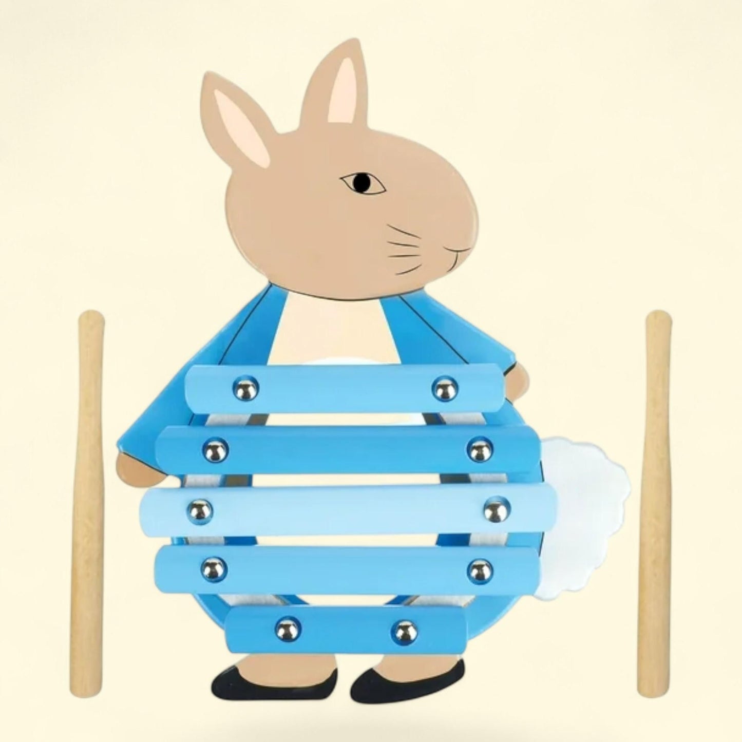 Peter Rabbit Xylophone, 2 Drumsticks, 2 Sizes