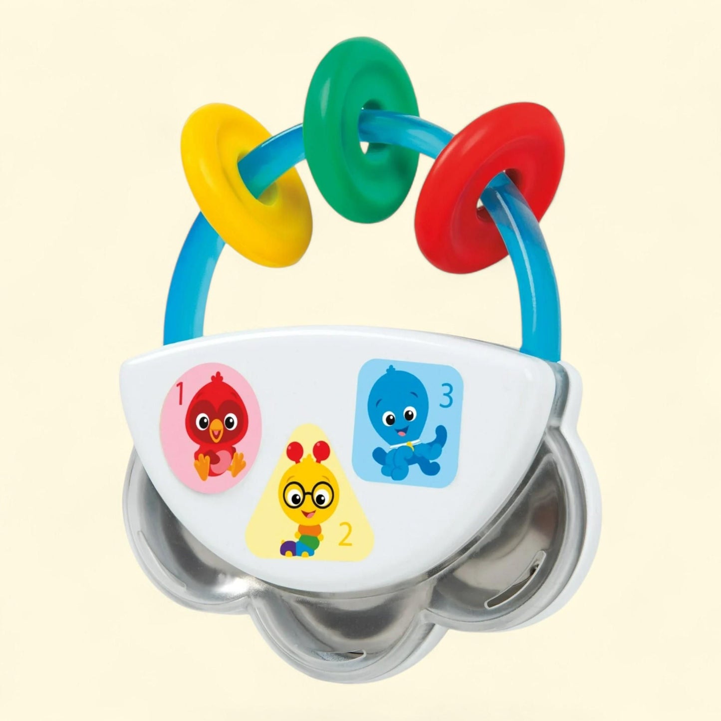 Baby Einstein Tiny Tambourine Musical Toy & Rattle, 3+ Months