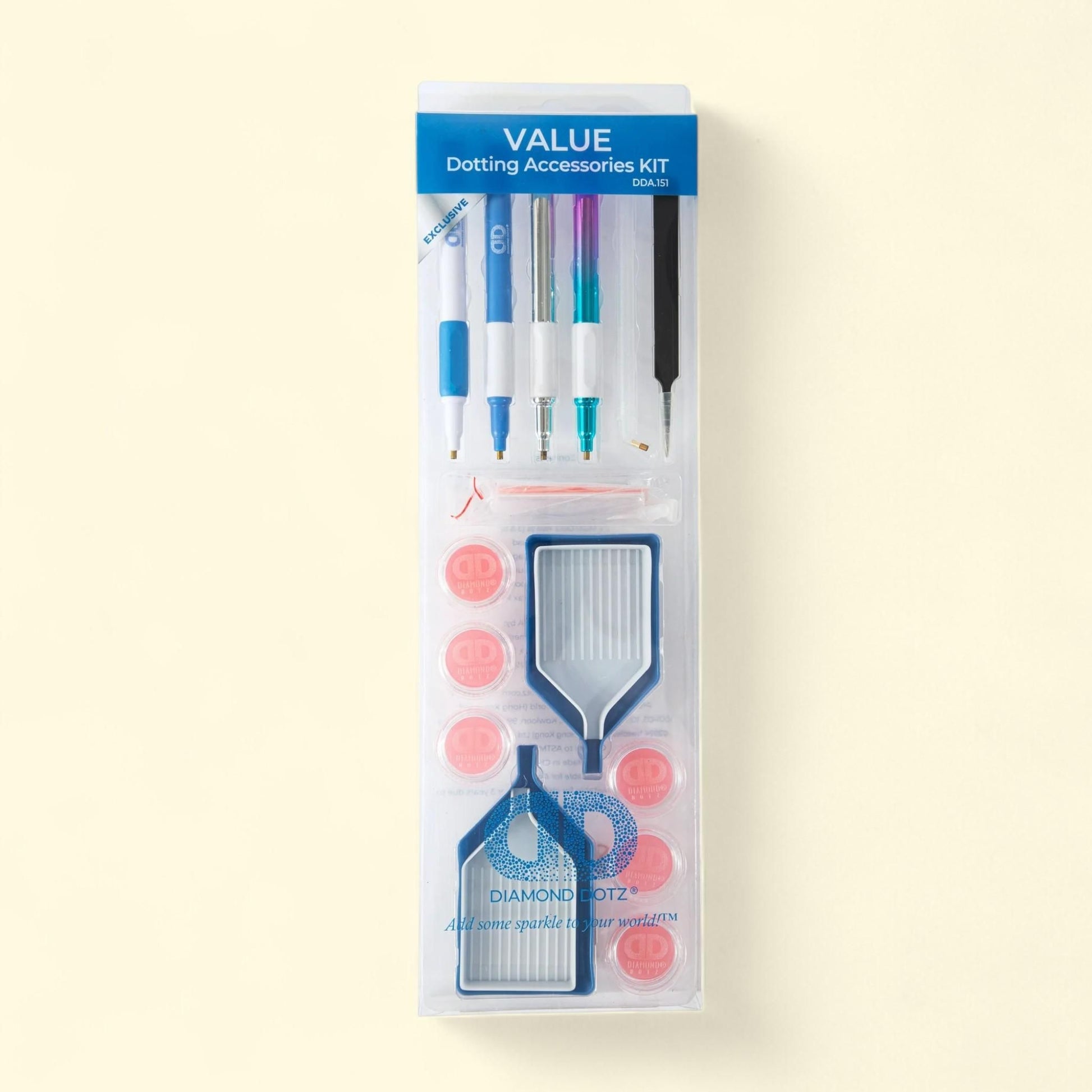 DIAMOND DOTZ, Diamond Painting Accessory Value Pack, 29 Pieces — authentic US product shipped worldwide by Treatspree