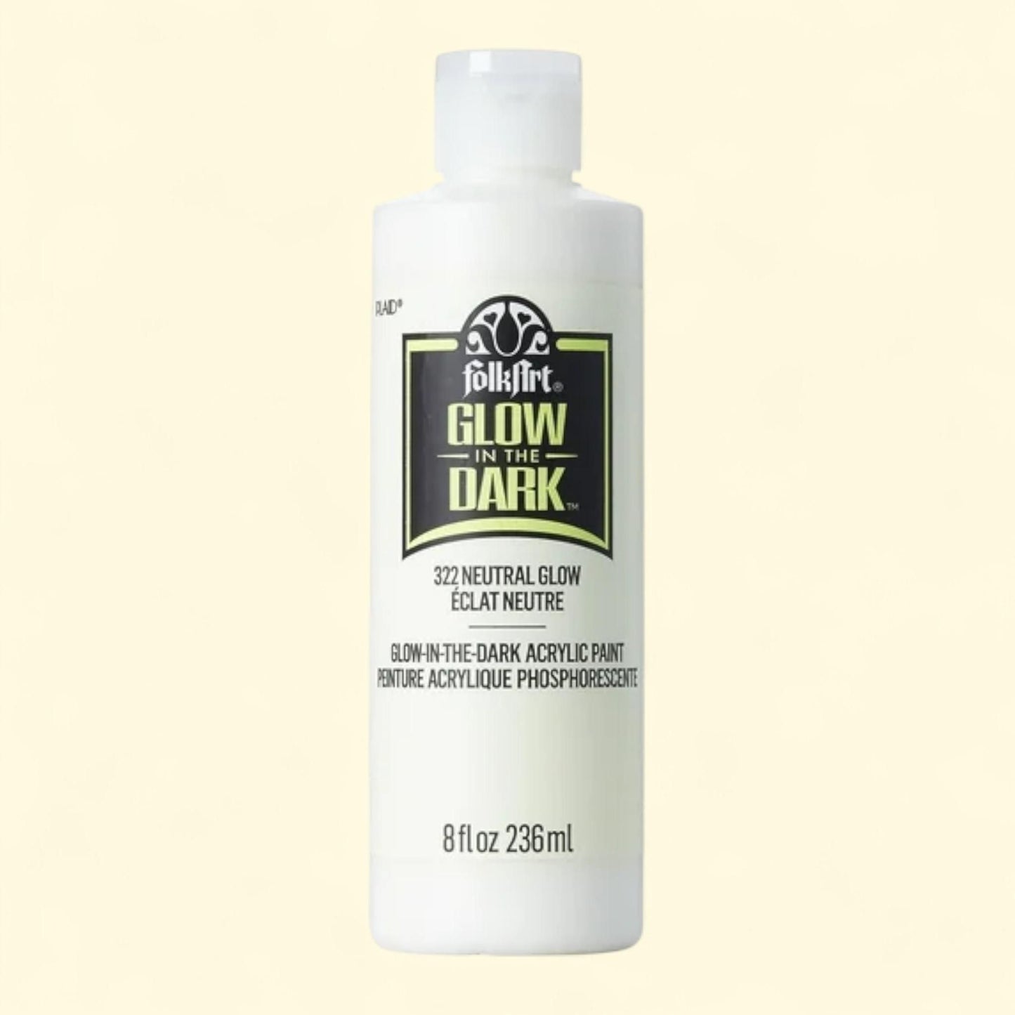 FolkArt Glow-in-the-Dark Acrylic Craft Paint, 8 fl oz — authentic US product shipped worldwide by Treatspree