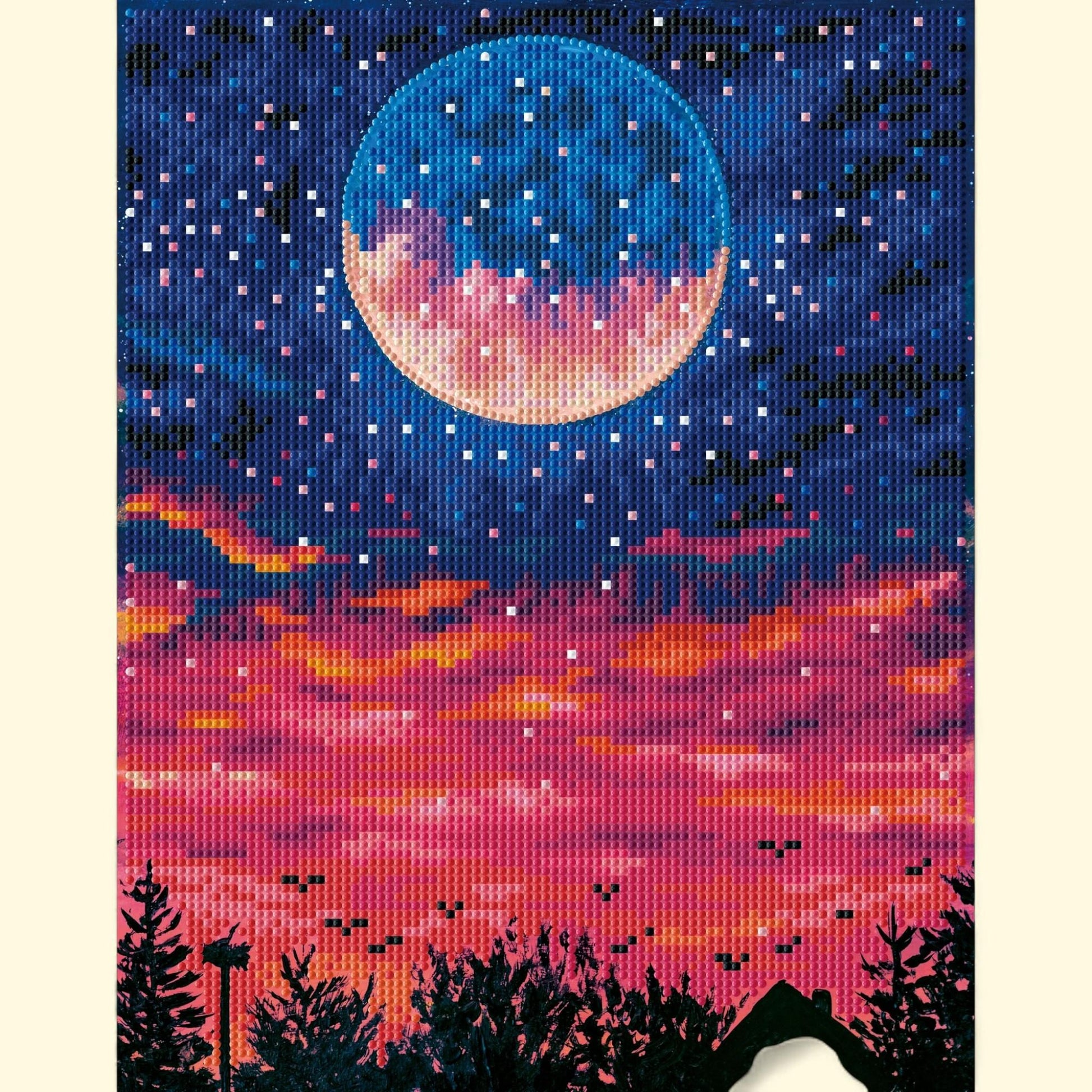 DIAMOND DOTZ Blue Moon Diamond Painting Kit, Special Edition, 11" x... — authentic US product shipped worldwide by Treatspree