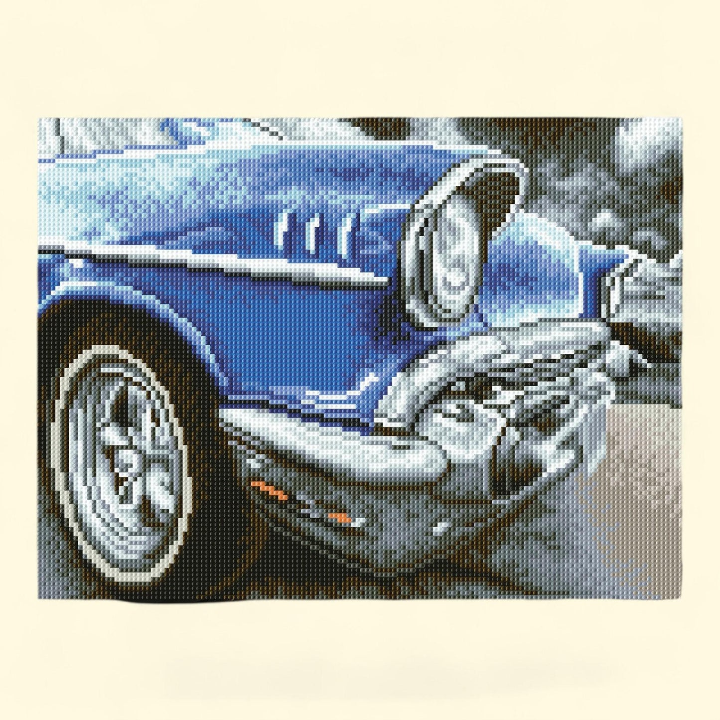 DIAMOND DOTZ, 50's Classic Special Edition Diamond Painting Kit, 16 x 12 inches,