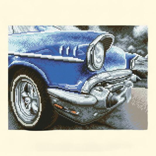 DIAMOND DOTZ, 50's Classic Special Edition Diamond Painting Kit, 16 x 12 inches,