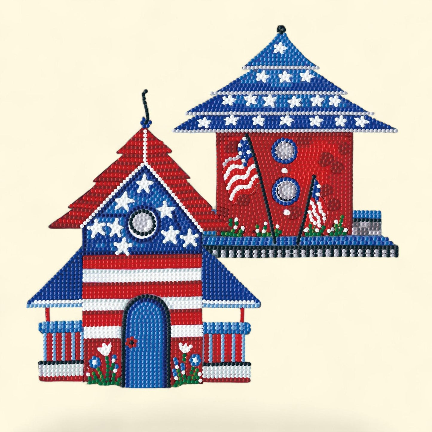 DIAMOND DOTZ American Birdhouses Diamond Painting Kit, Special Edit... — authentic US product shipped worldwide by Treatspree