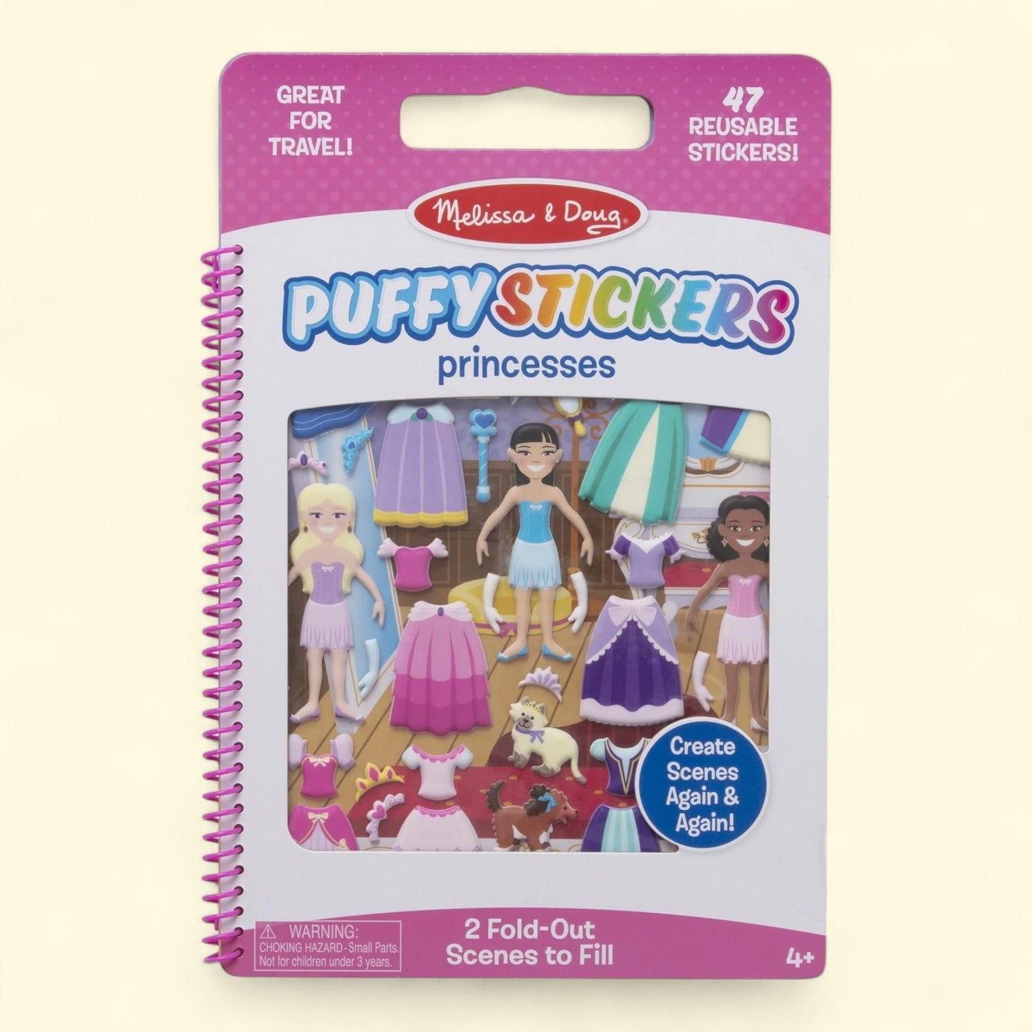 Melissa & Doug Puffy Stickers, Princesses