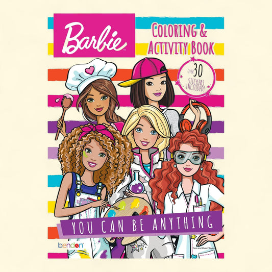 Bendon Barbie Coloring and Activity Book, 32 Pages