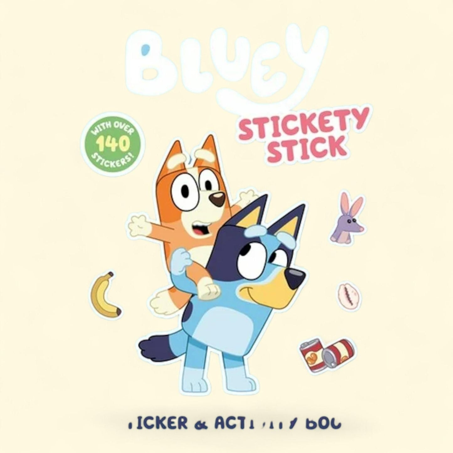 Penguin Young Readers Lic Bluey: Stickety Stick Sticker and Activity Book: With over 140 Stickers, Paperback