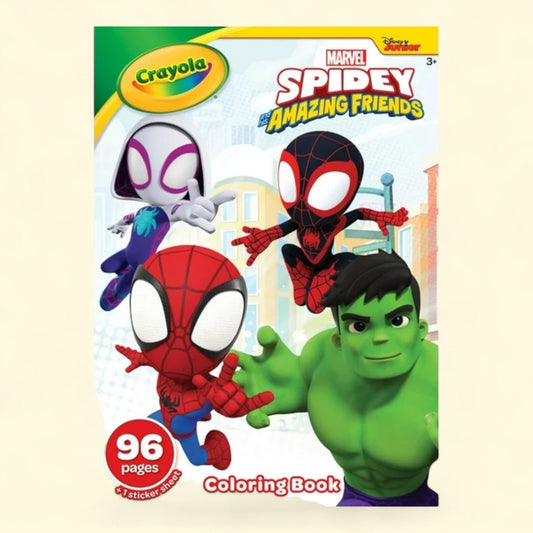 Crayola Spidey and His Amazing Friends Coloring Book, 96 Pgs
