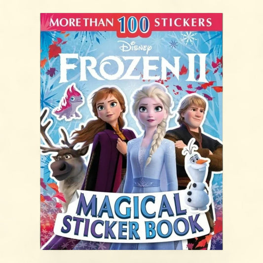 Disney Frozen II Magical Sticker Book, 100+ Stickers, Character-Themed, Featuring Elsa, Anna, and Olaf