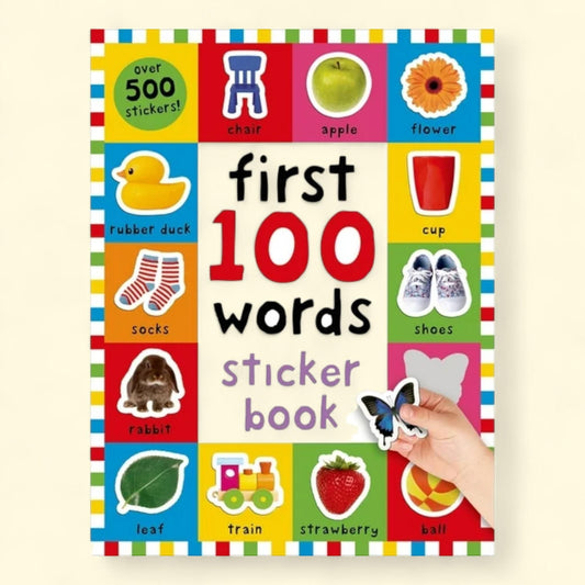First 100 Words Stickers, 500+ Count