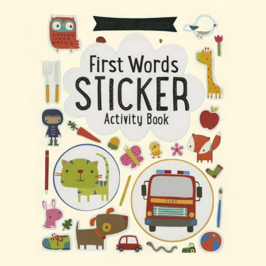 First Words Sticker Activity Book, Paperback