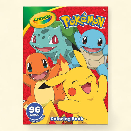 Crayola Pokemon Coloring Book, 96 Pgs