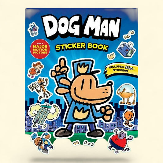 Dog Man Sticker Book, 7 - 10 Years