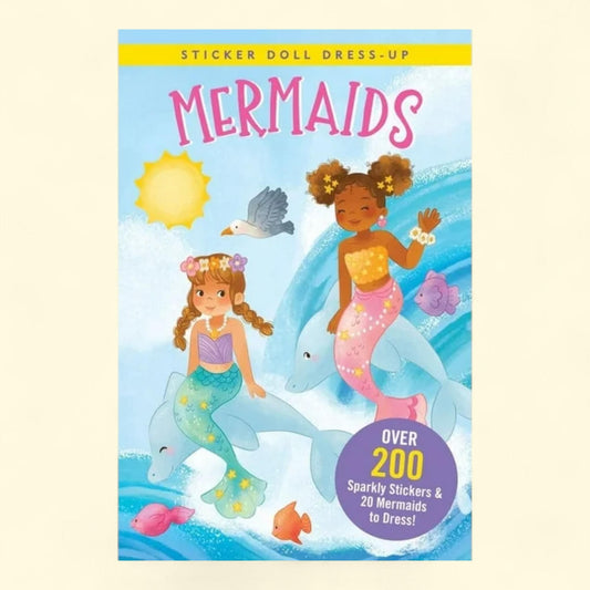 Mermaids Sticker Doll Dress-Up Book, Paperback