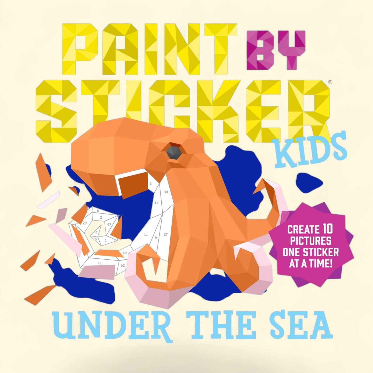 Workman Publishing, Paint by Sticker Series, Under the Sea