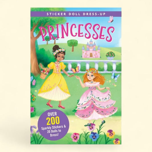 Princesses Sticker Doll Dress-Up Book, Paperback