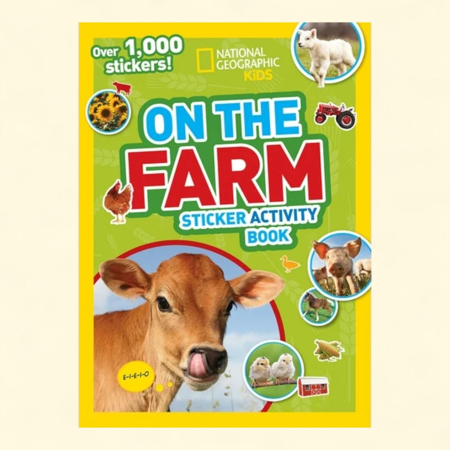 National Geographic Kids Sticker Activity Book, Over 1,000 Stickers, Farm