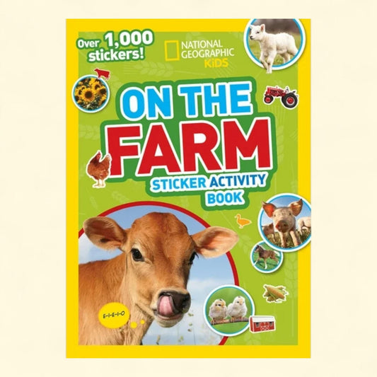National Geographic Kids Sticker Activity Book, Over 1,000 Stickers, Farm