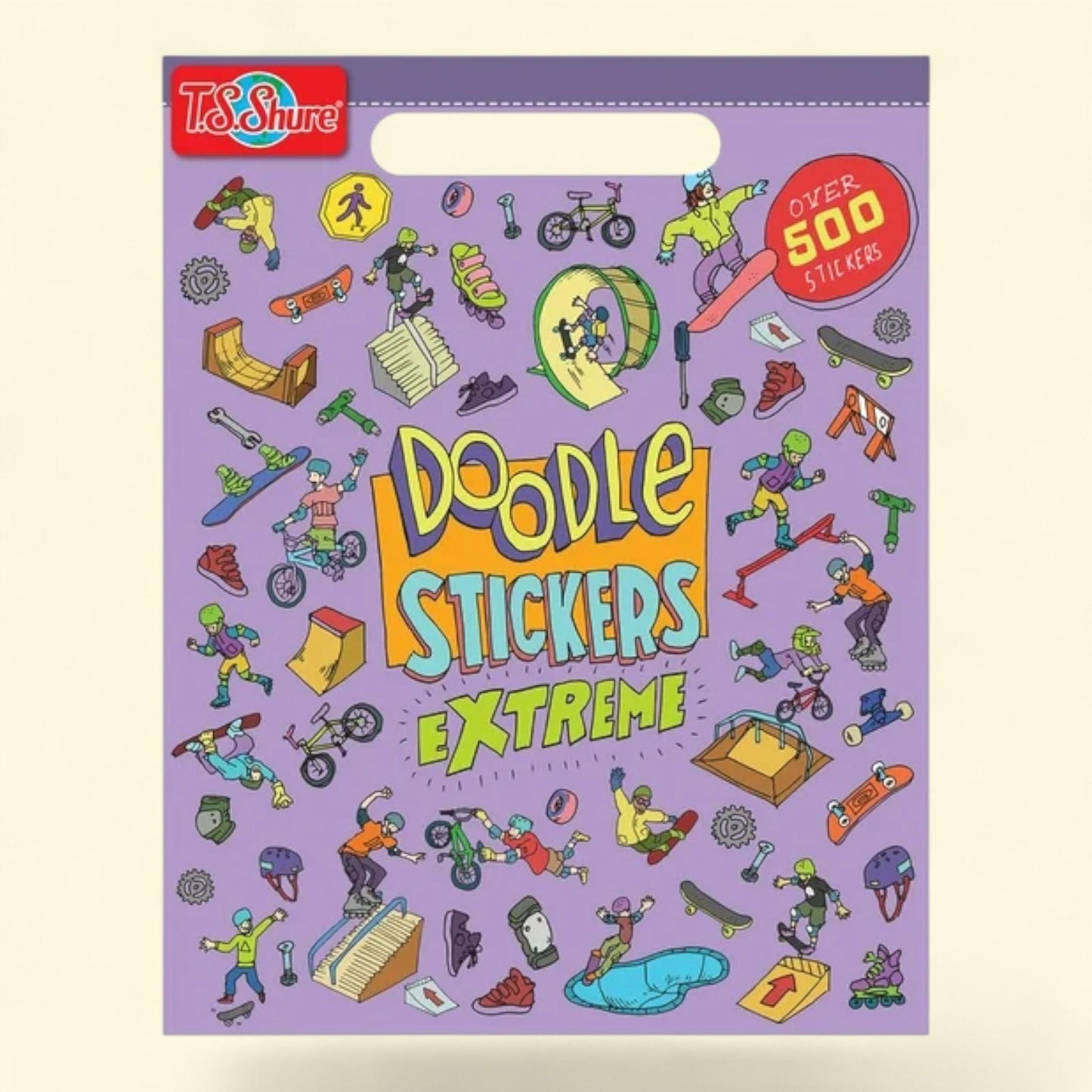 T.S. Shure Doodle Extreme Sticker Book, Size