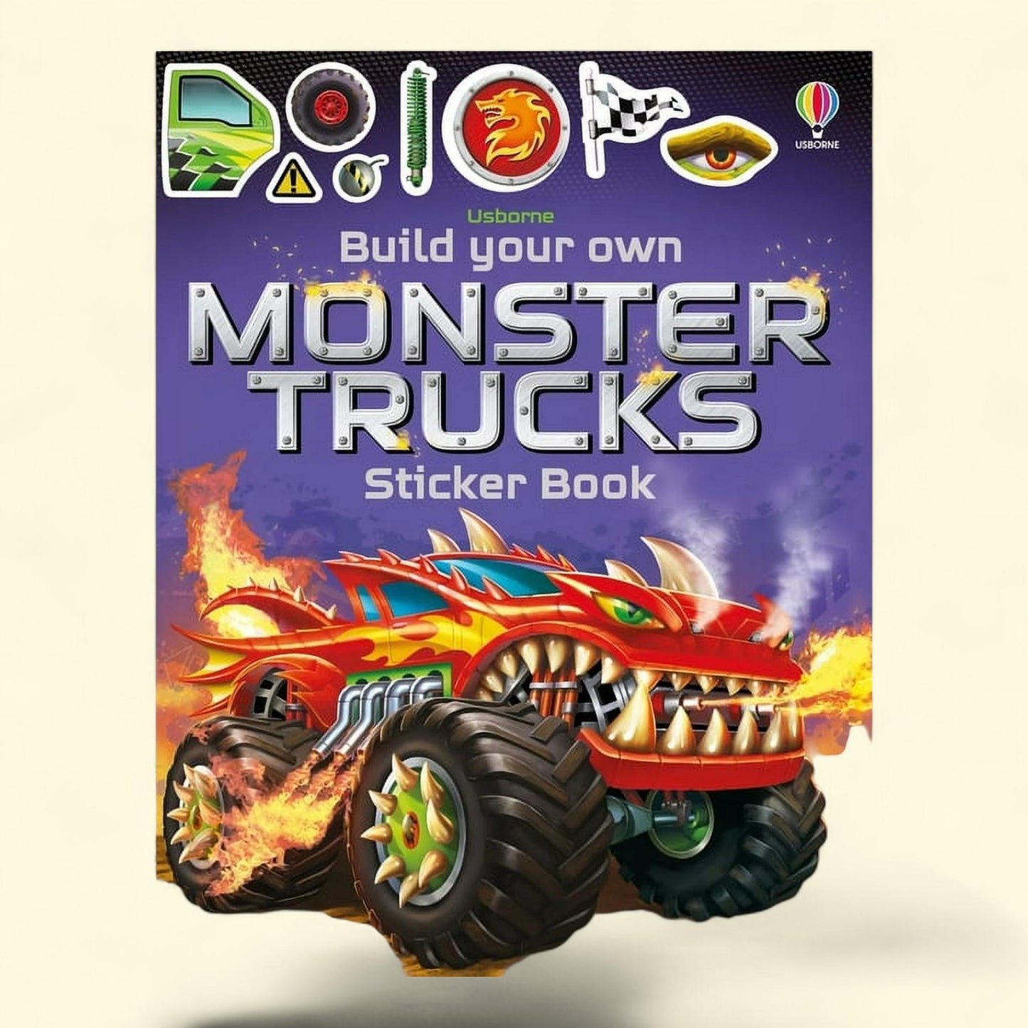 Build Your Own Sticker Book, Build Your Own Monster Trucks Sticker Book, Paperback