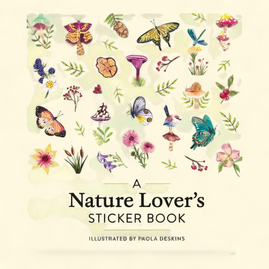 Nature Lover Sticker Book, Hardcover