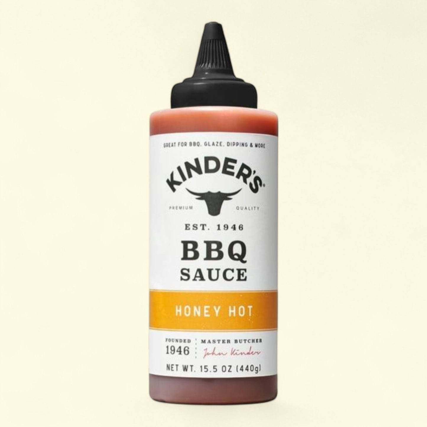 Kinder's Honey Hot Barbecue Sauce, 15.5 oz